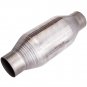 2x Universal Catalytic Converter 2.25" Round T409 Stainless Steel 400cell 410225