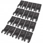 20 Pcs Universal 34mm Oscillating Multi Tool Saw Blades Carbon Steel Cutter Sets