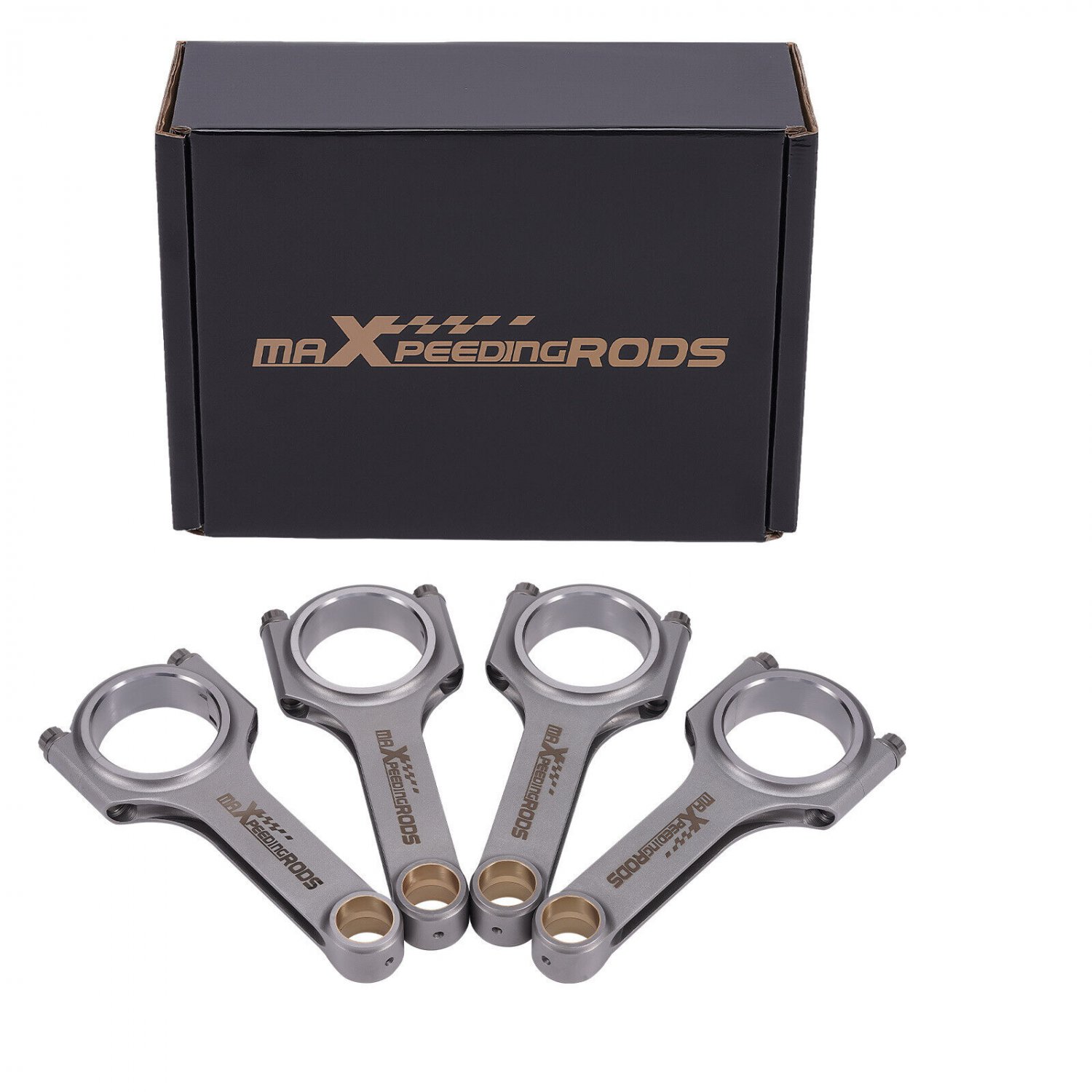 4x H-Beam Connecting Rod&Bolt for Ford XFlow Lotus twincam BDA Cosworth BDG 5.23