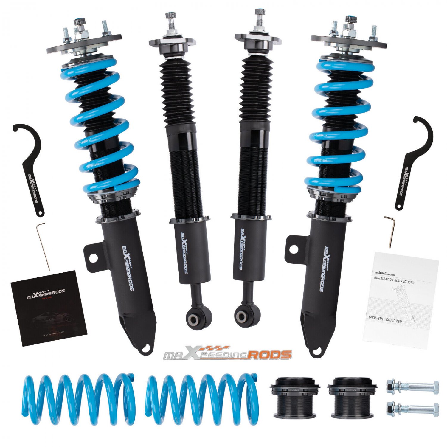 MaXpeedingrods Coilovers 24 Step Damper For Dodge Charger Challenger RWD 06-10