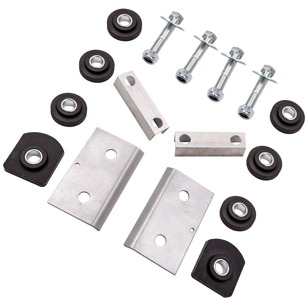 Hood Hinge Pivot Bushing Kit & Mounting Bolt Set Fit for Peterbilt 379