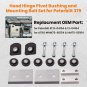 Hood Hinge Pivot Bushing Kit & Mounting Bolt Set Fit for Peterbilt 379