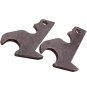 2xBank 1&2 Excavator Quick Attach Mount Ears Attachment for Kubota KX91 KX121