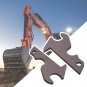 2xBank 1&2 Excavator Quick Attach Mount Ears Attachment for Kubota KX91 KX121