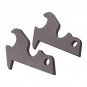 2xBank 1&2 Excavator Quick Attach Mount Ears Attachment for Kubota KX91 KX121