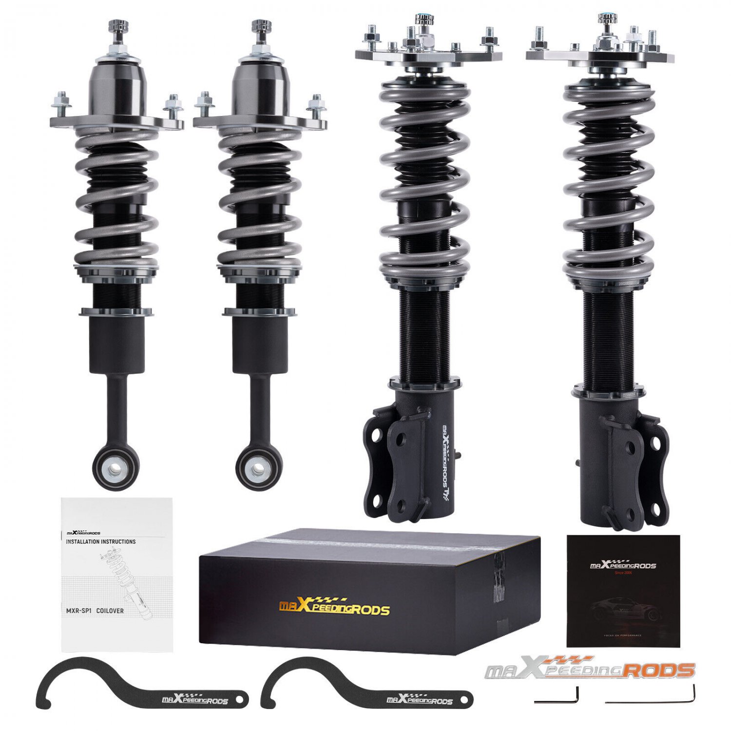 Maxpeedingrods Coilovers 24 Way Damper Lowering Kit For Mitsubishi Lancer 02-06