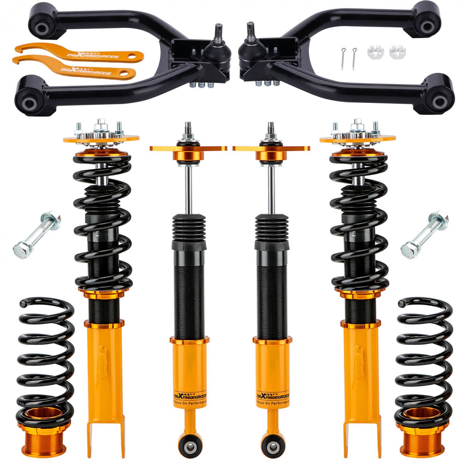 Lowering Coilovers Shocks & Upper Camber Arms For Dodge Charger SRT-8 RWD 06-10