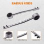 Suspension 2 Pcs Front Lower Control Arm Radius Rod for Infiniti Q45 1997-2000