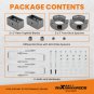 maXpeedingrods 3 inch Front & Rear Lift Kit for Toyota Tacoma 2WD 4WD 1995-2004