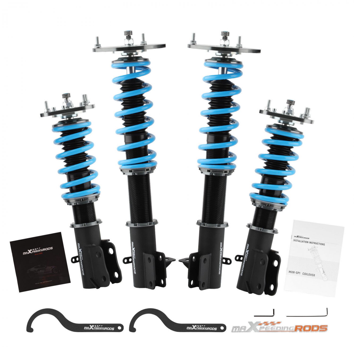 MaXpeedingrods COT6 Adjustable Coilover Lowering Kit For Dodge Neon SRT-4 03-05
