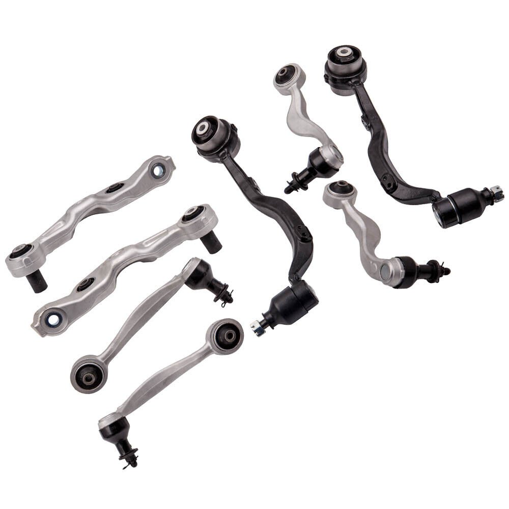 8 Pcs Front Upper Lower Control Arm w/Bushings for Lexus LS460 RWD 2009-2015