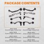 8 Pcs Front Upper Lower Control Arm w/Bushings for Lexus LS460 RWD 2009-2015