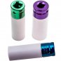 Wheel Lug Nut Impact Sockets 15mm 17mm 19mm 21mm 22mm Puller Installation Tool