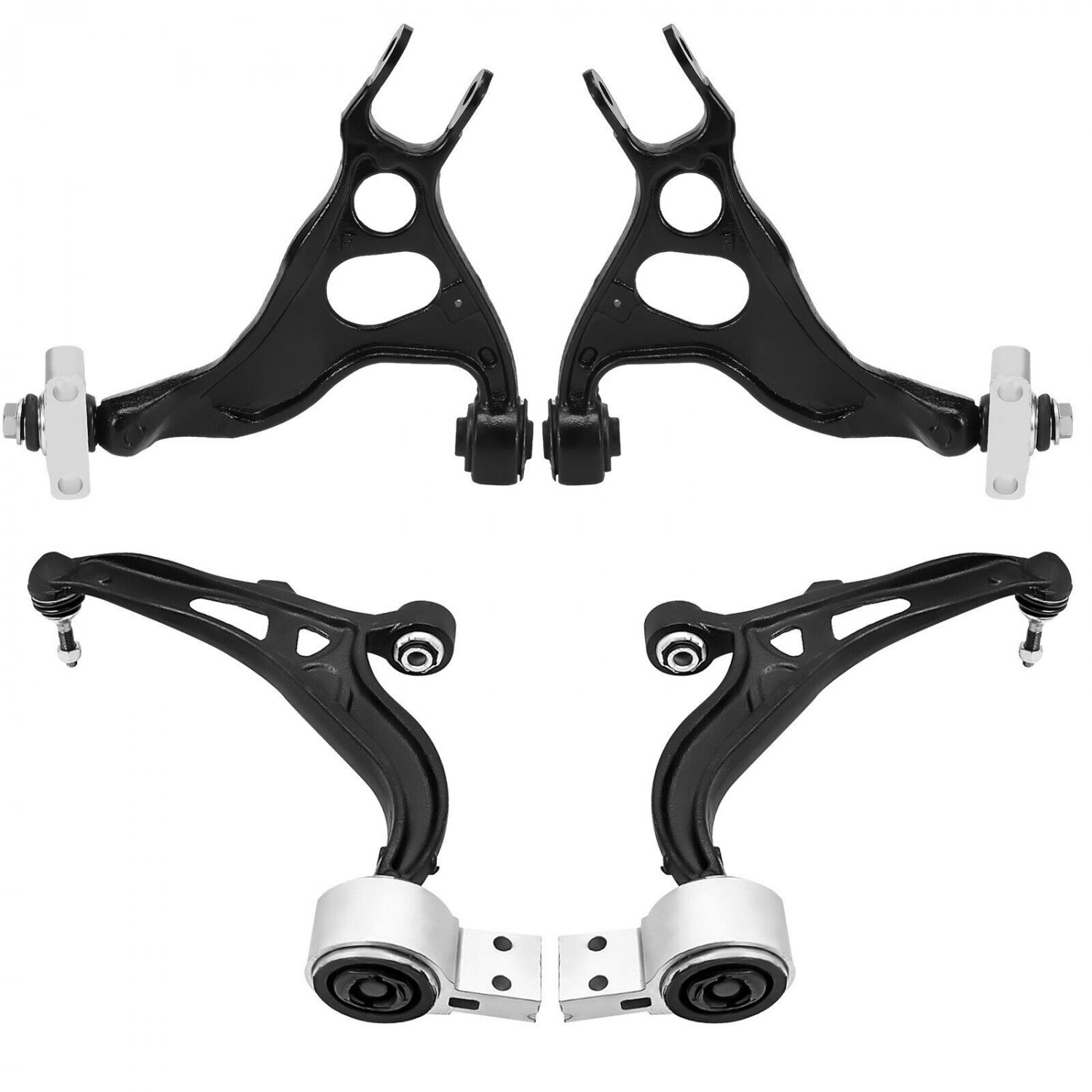 Suspension Front Lower & Rear Upper Control Arms For 2011-2019 Ford Explorer V6
