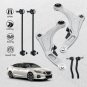Suspension Kit Front Lower Control Arm Tie Rod Sway Bar for Nissan Maxima 09-14