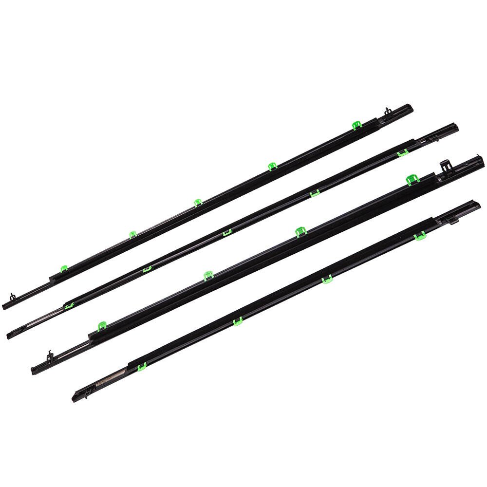 Car Window Moulding Trim Weatherstrips Black For Honda CR-V CRV 07 08-2011