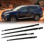 Car Window Moulding Trim Weatherstrips Black For Honda CR-V CRV 07 08-2011