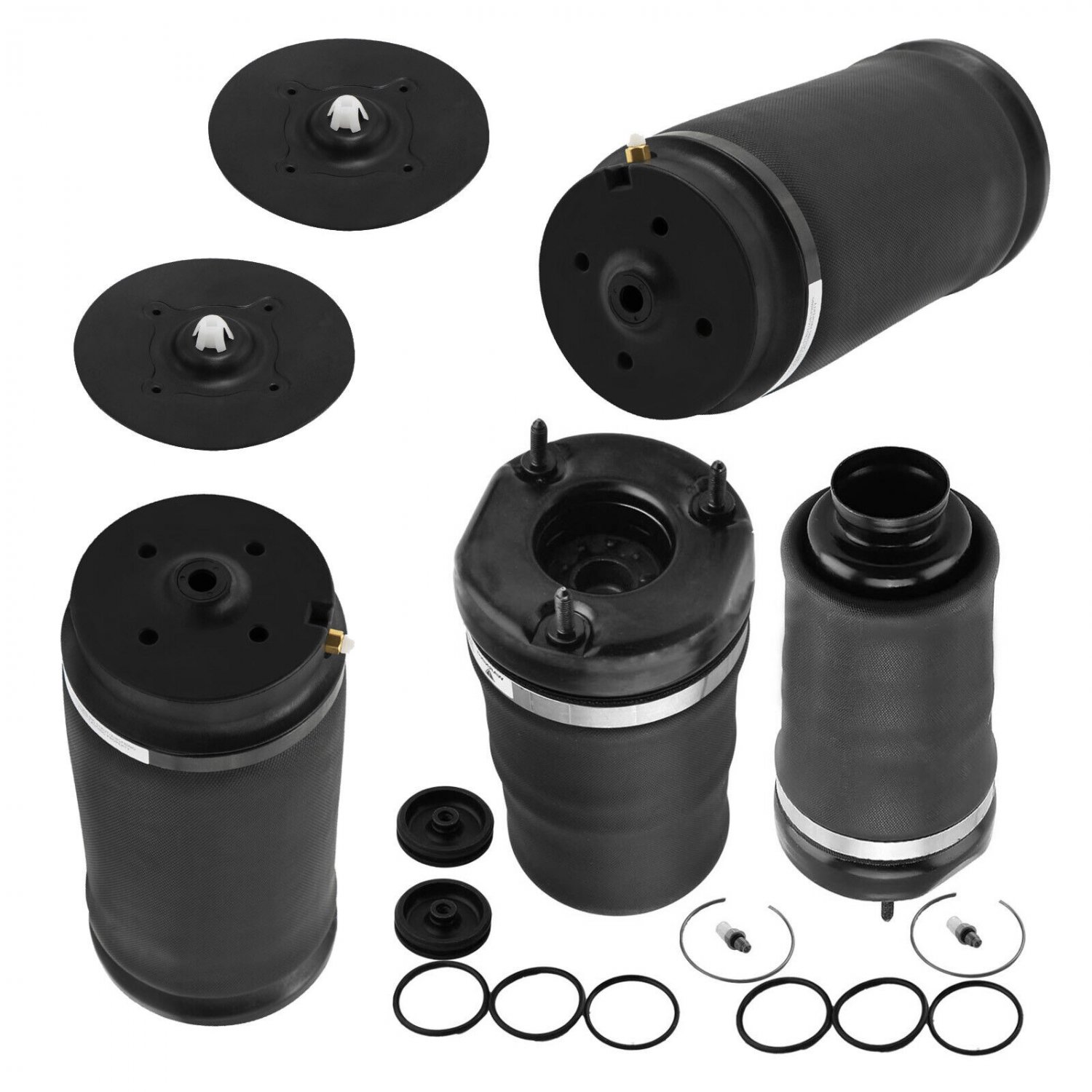 Front Rear X4 Air Ride Suspension Bellows Bag For Mercedes Benz ML450 2010-2011