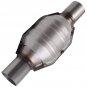 Pair 2.25" Inlet/Outlet Universal Catalytic Converters w/O2 Sensor Port 53005