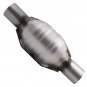 Pair 2.25" Inlet/Outlet Universal Catalytic Converters w/O2 Sensor Port 53005