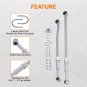 2x Adjustable Front & Rear Panhard Bar Rods For Patrol GU 6/2001-2016 incl. RHD