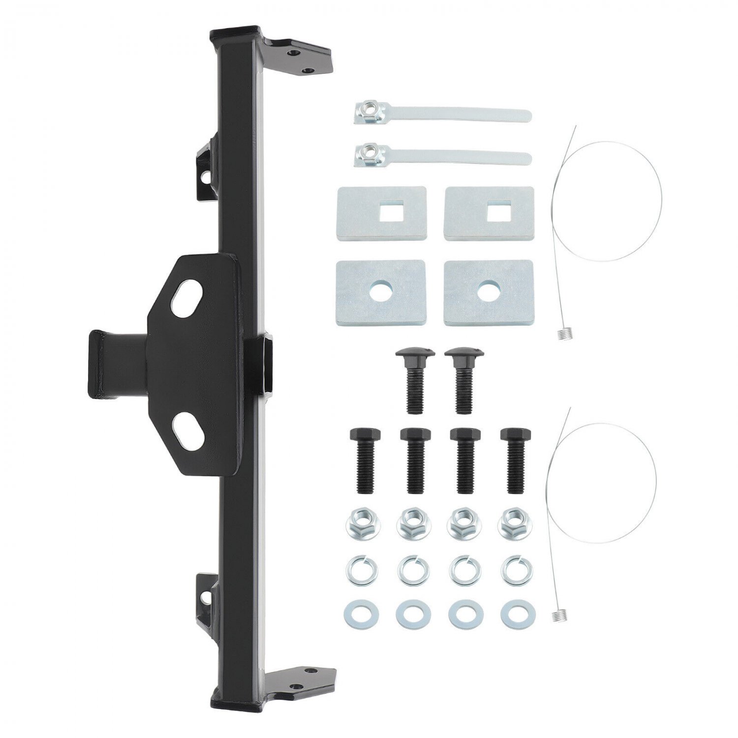 Trailer Hitch Front Black For Jeep Wrangler 2007-2017 Wrangler JK 2018 3500 LB