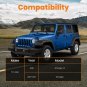 Trailer Hitch Front Black For Jeep Wrangler 2007-2017 Wrangler JK 2018 3500 LB