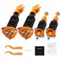 4x Coilovers 24 Click Damper Struts For Mitsubishi Lancer CS6A /CS7A FWD 02-06