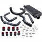Front Intercooler & Aluminum Pipe Duct & Coupler Kit for Honda Civic 1992-2000