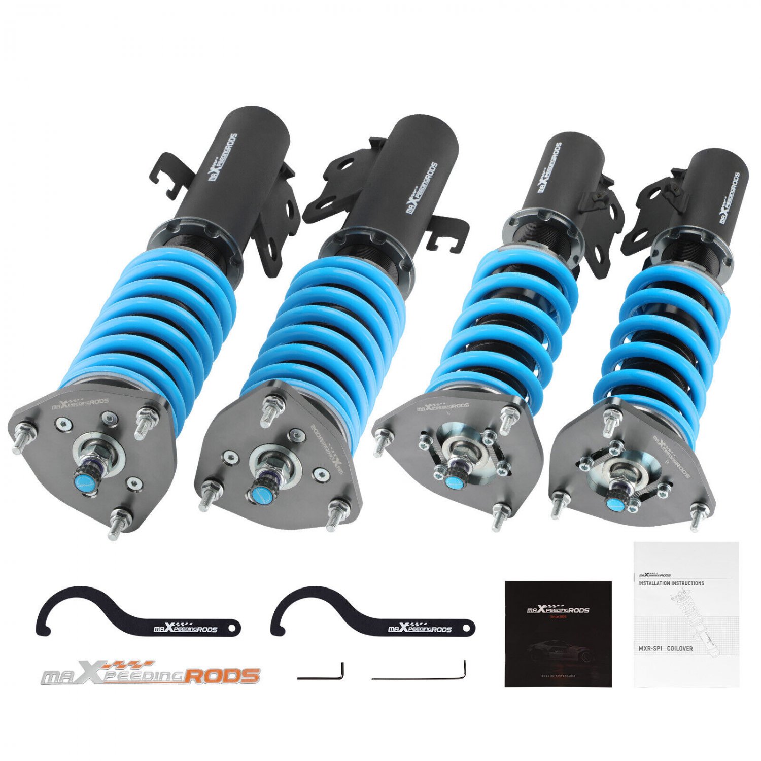MaXpeedingrods COT6 Coilovers Shocks & Springs for Subaru Impreza WRX GC8 93-01