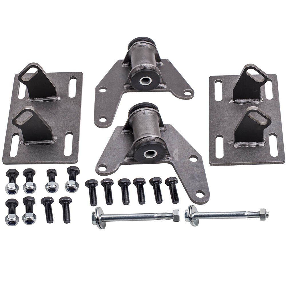 Mount Plate Frame Mounts Mount Bolts Motor For GMC Engine Into In To A 73-88