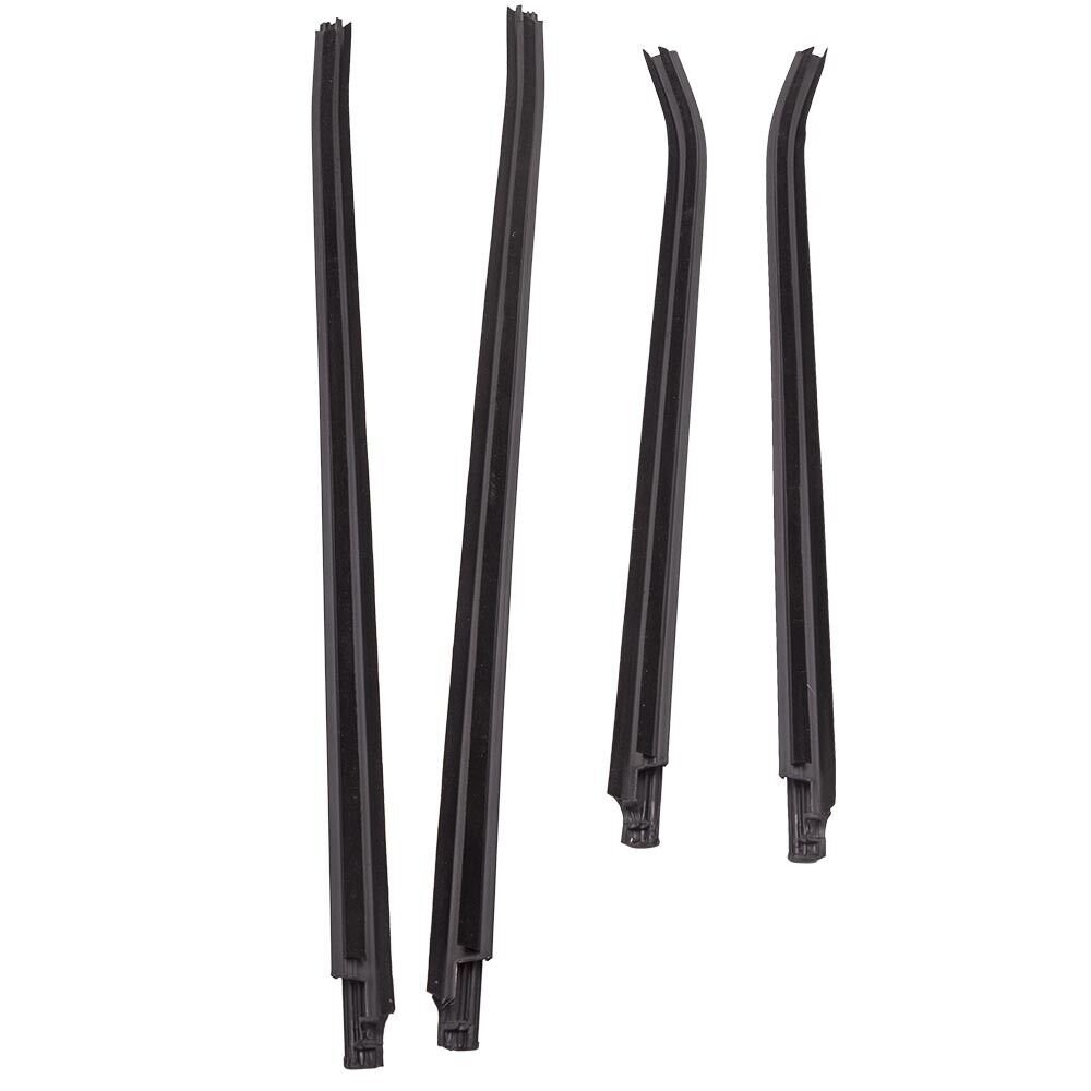 4pcs Window Moulding Weather strip Seal Belt For Toyota Hilux 68163-0K010 05-10