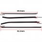 4pcs Window Moulding Weather strip Seal Belt For Toyota Hilux 68163-0K010 05-10
