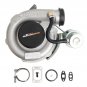 5PC T3 Turbo Charger Kit Oil Feed Return Line Intercooler Pipes BOV for 3.0-5.0L