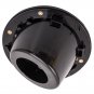 Fuel Tank Door Gas Cap Cover For Jeep Wrangler JK 07-17 ABS base Aluminum Cap