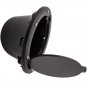Fuel Tank Door Gas Cap Cover For Jeep Wrangler JK 07-17 ABS base Aluminum Cap