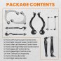 Front Lower Upper Control Arms+Tie Rod End+Sway Bar Links Kit For BMW X5 E70 X6