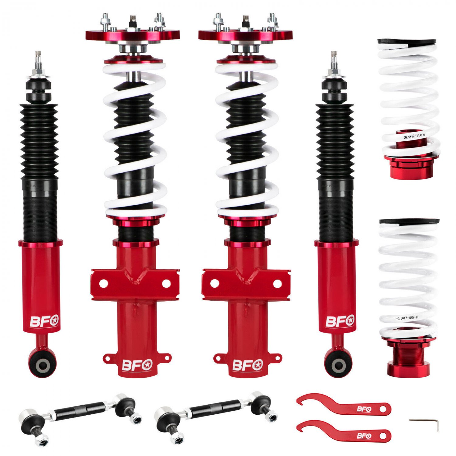 24 Way Damper Full Coilovers Struts Absorbers For  Ford Mustang 2005-2014