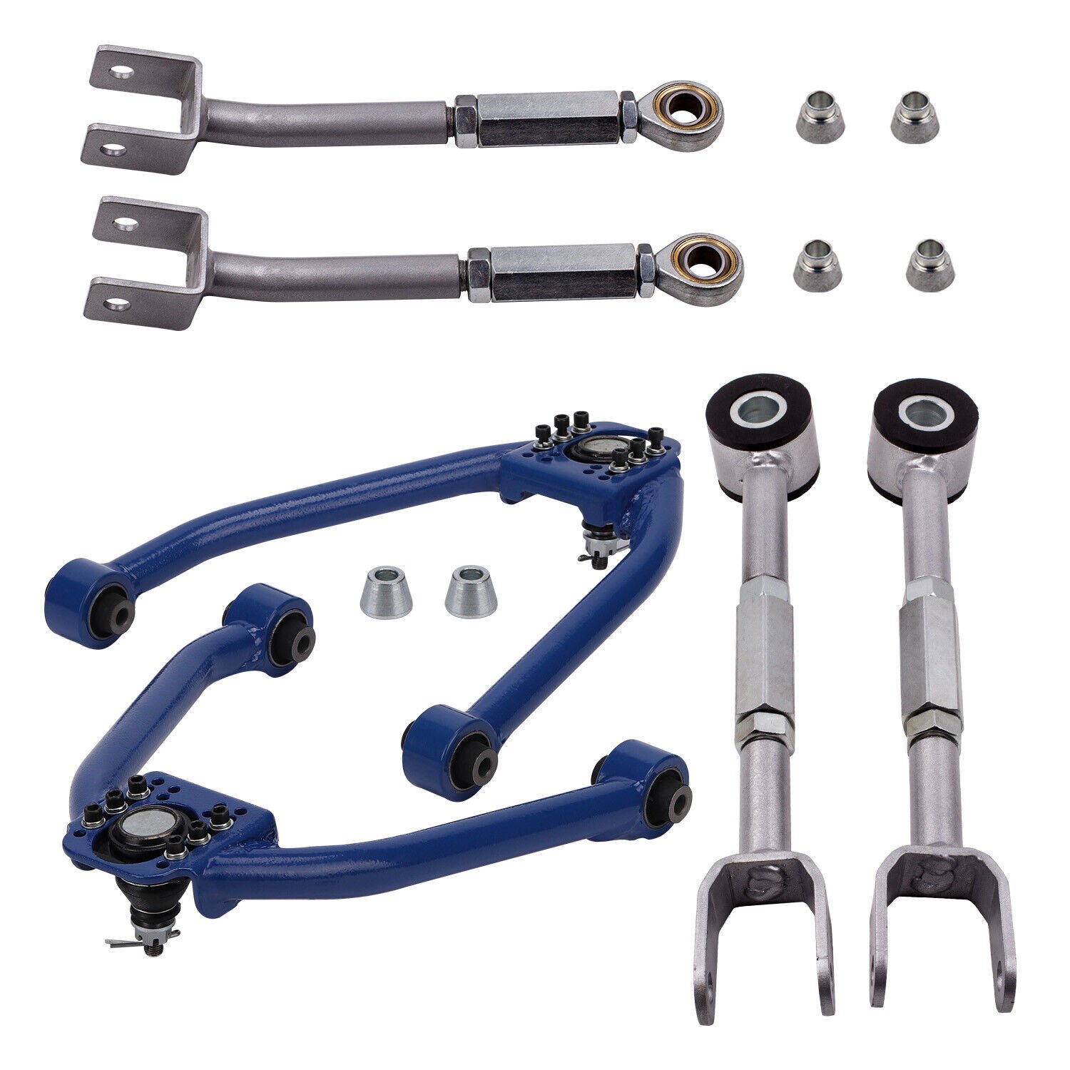 Adjustable Front+Rear Camber+ Traction Arms Kit For 2003-06 Infiniti G35 350Z