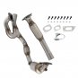 Left Catalytic Converters & Flex Pipe for Cadillac SRX 2010-2011 3.0 L LF1 V6