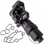 Oil Filter Housing for AUDI A3 8P for Seat Leon 1P1 2.0 FSi 2005-2013 06D115397D