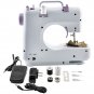 12 Stitches Desktop Sewing Machine Portable Electric Crafting Mending Machine