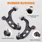 4Pcs Front Lower Control Arm w/Ball Joint Tie Rod for 2010-2012 Ford Taurus Flex