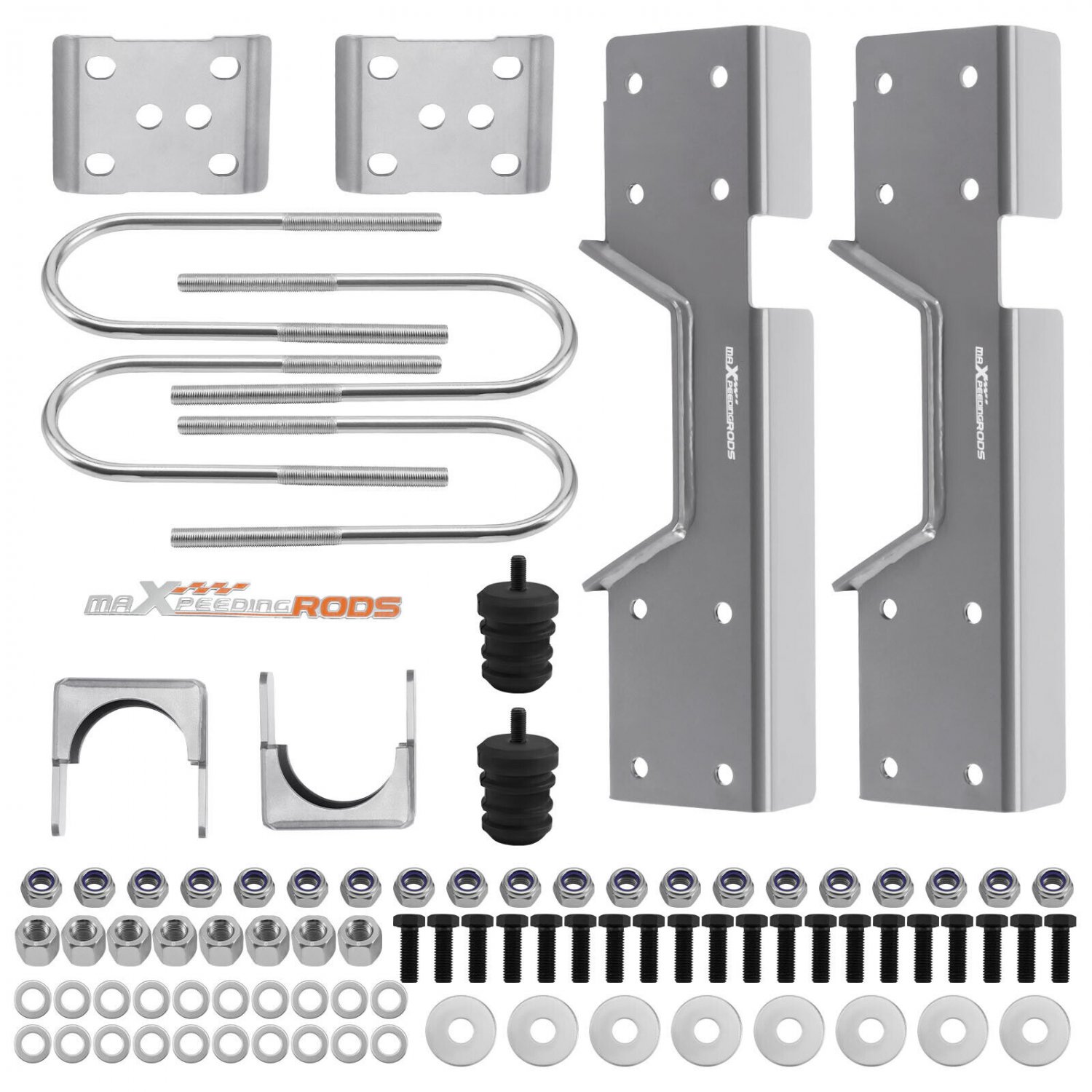 8" Rear Drop Axle Flip Lowering Kit & C Notch For GMC Sierra C3500 1988-2000 2WD