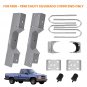8" Rear Drop Axle Flip Lowering Kit & C Notch For GMC Sierra C3500 1988-2000 2WD