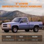 8" Rear Drop Axle Flip Lowering Kit & C Notch For GMC Sierra C3500 1988-2000 2WD
