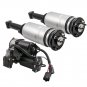 2pc Front Air Suspension Spring Shock Air Pump Kit Fit LR3 LR4 RNB501620