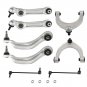 8pcs Front Upper Lower Control Arm w/ Axle Sway Bar for BMW F07 F01 F02 F03 F04