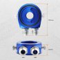 19 Row 10AN Engine Oil Cooler Filter W/ 2 Hose For BMW E36 E46 E82 E9X 13