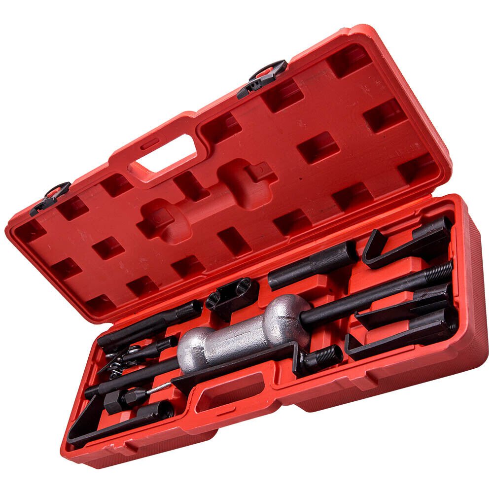 13pcs Dent Puller Removal 10lbs Slide Hammer Auto Body Truck Repair Tool Set